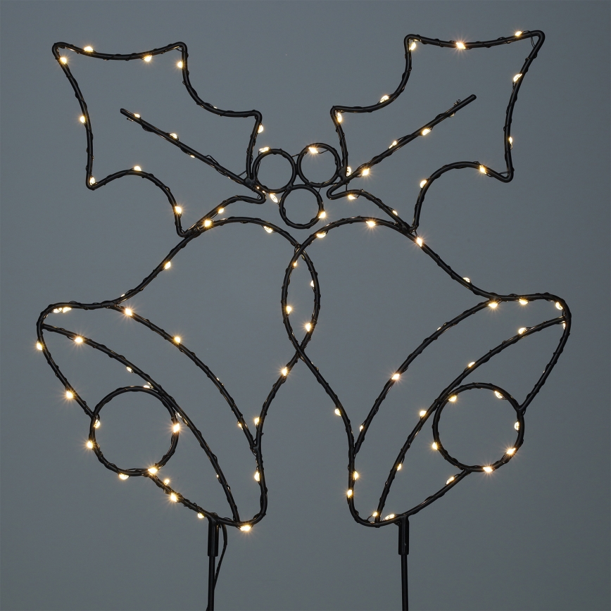Brilagi - LED Vánoční dekorace LED/3xAA IP44 zvonečky