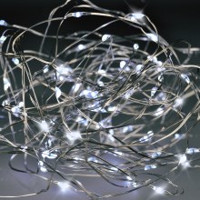 Brilagi - LED Vánoční řetěz 100xLED 10m studená bílá