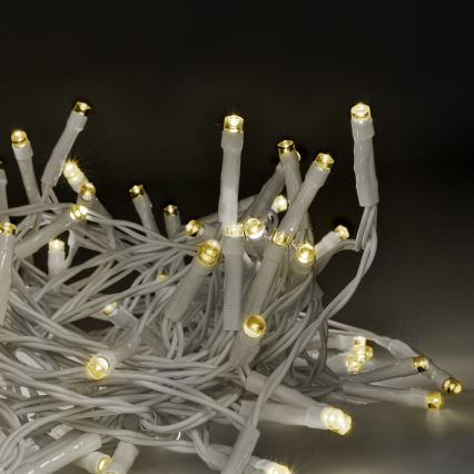 Brilagi - LED Vánoční venkovní řetěz 120xLED/8 funkcí/3xAA 9,5m bílá IP44 teplá bílá + dálkové ovládání