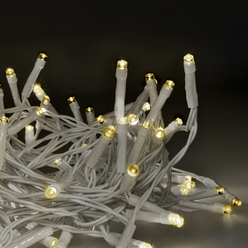 Brilagi - LED Vánoční venkovní řetěz 120xLED/8 funkcí/3xAA 9,5m bílá IP44 teplá bílá + dálkové ovládání