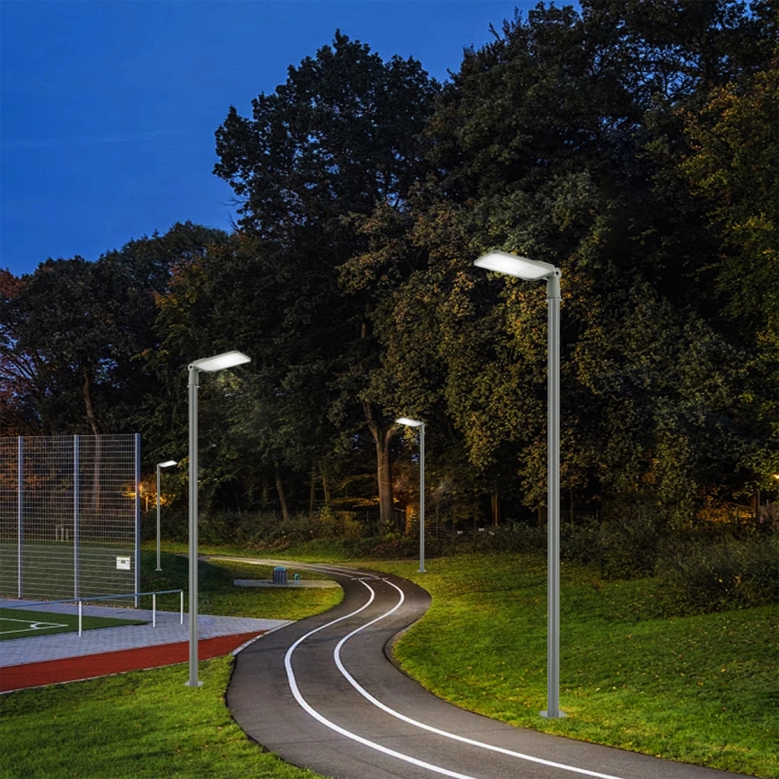 Brilagi - LED Venkovní pouliční lampa se sloupem a kloubem 3 m URBANLIGHT LED/200W/230V šedá IP65
