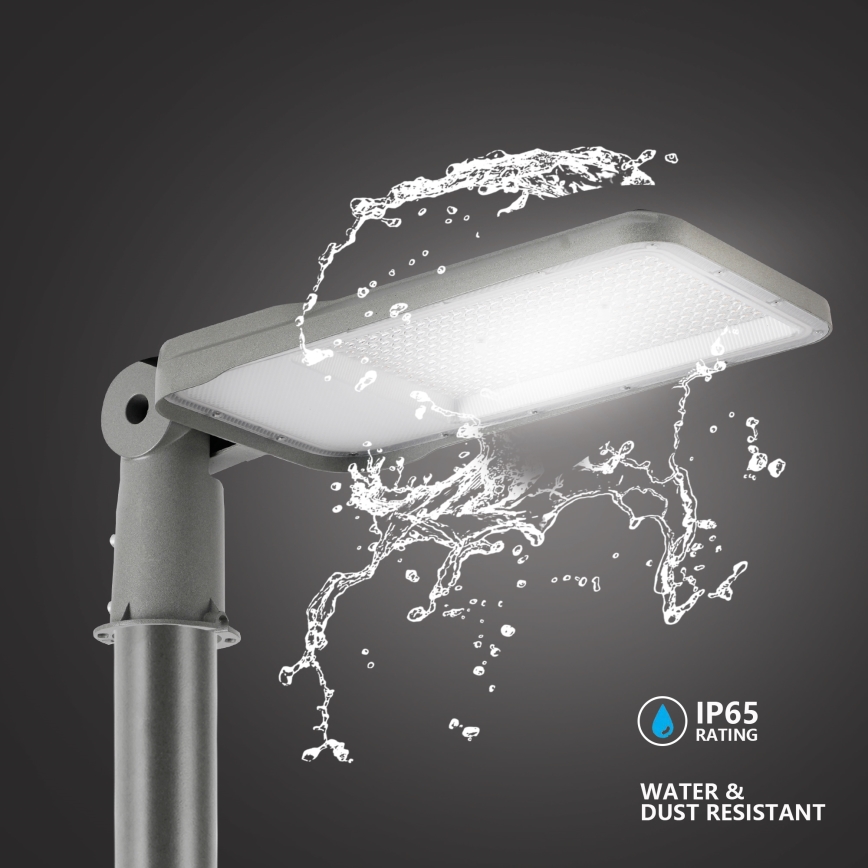 Brilagi - LED Venkovní pouliční lampa se sloupem a kloubem 3 m URBANLIGHT LED/200W/230V šedá IP65