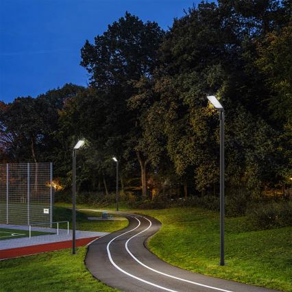Brilagi - LED Venkovní pouliční lampa se sloupem a kloubem 3 m URBANLIGHT LED/50W/230V černá IP65