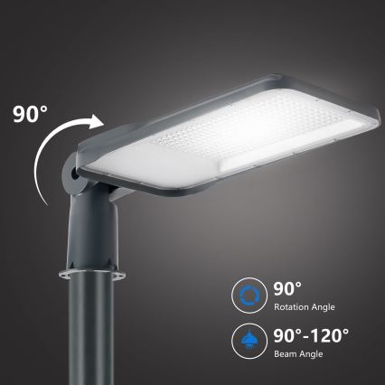 Brilagi - LED Venkovní pouliční lampa se sloupem a kloubem 4 m URBANLIGHT LED/200W/230V antracit IP65