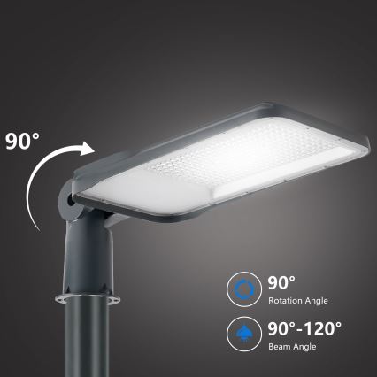 Brilagi - LED Venkovní pouliční lampa se sloupem a kloubem 5 m URBANLIGHT LED/200W/230V antracit IP65