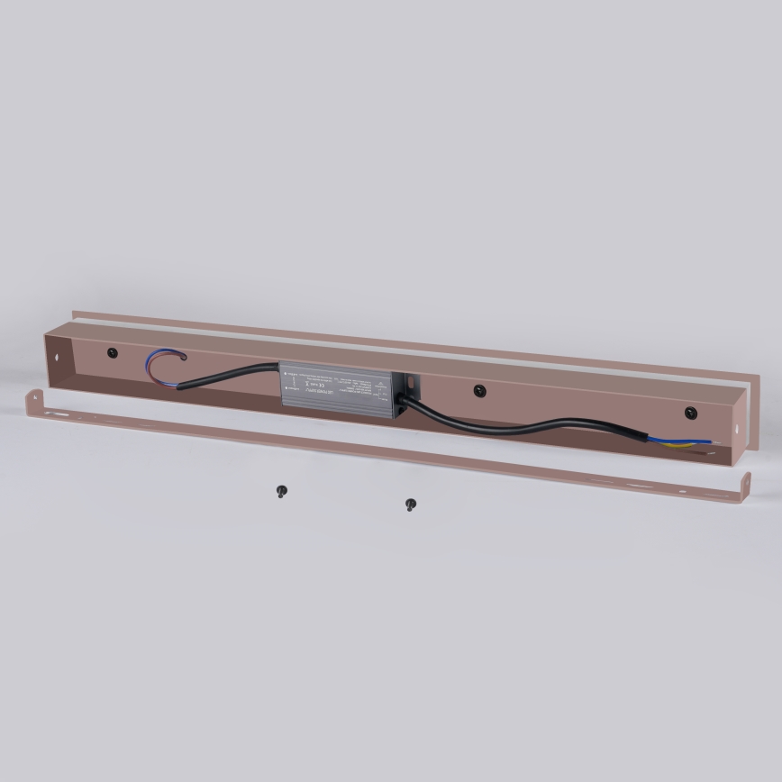 Brilagi - LED Venkovní nástěnné svítidlo LINEAR LED/12W/230V 3000K IP65 50 cm hnědá CRI 90