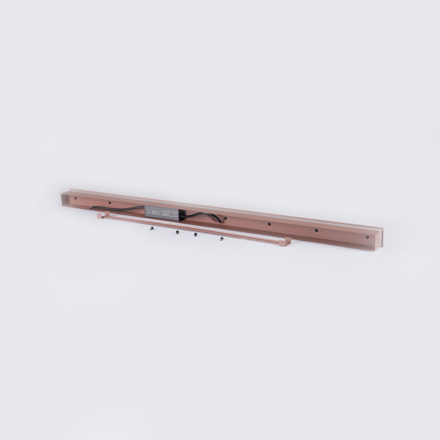 Brilagi - LED Venkovní nástěnné svítidlo LINEAR LED/22W/230V 3000K IP65 100 cm hnědá CRI 90