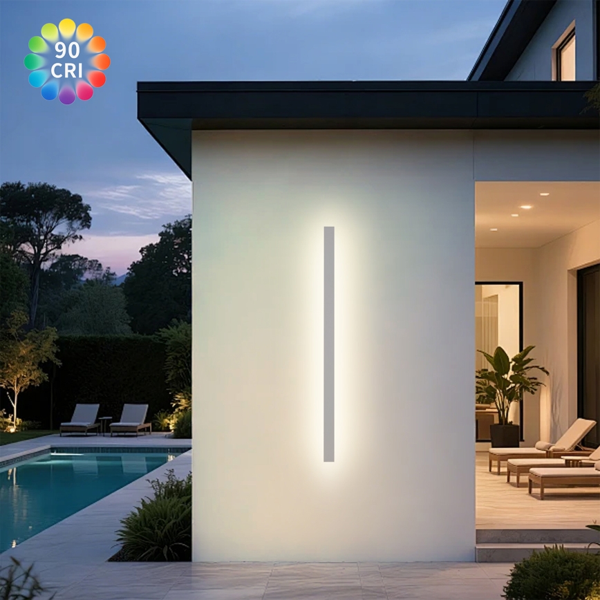 Brilagi - LED Venkovní nástěnné svítidlo LINEAR LED/32W/230V 3000K IP65 140 cm bílá CRI 90