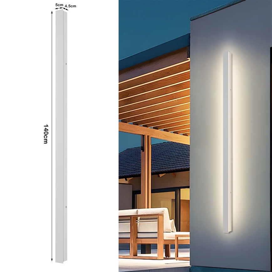 Brilagi - LED Venkovní nástěnné svítidlo LINEAR LED/32W/230V 3000K IP65 140 cm bílá CRI 90