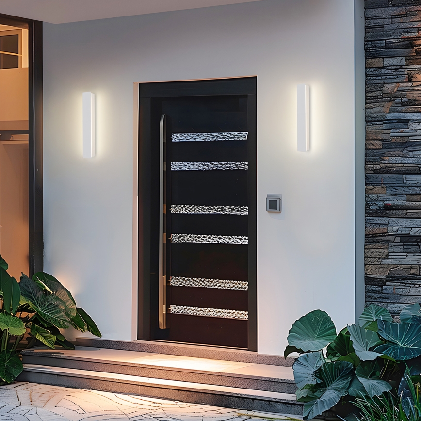 Brilagi - LED Venkovní nástěnné svítidlo LINEAR LED/8W/230V 3000K IP65 30 cm bílá CRI 90