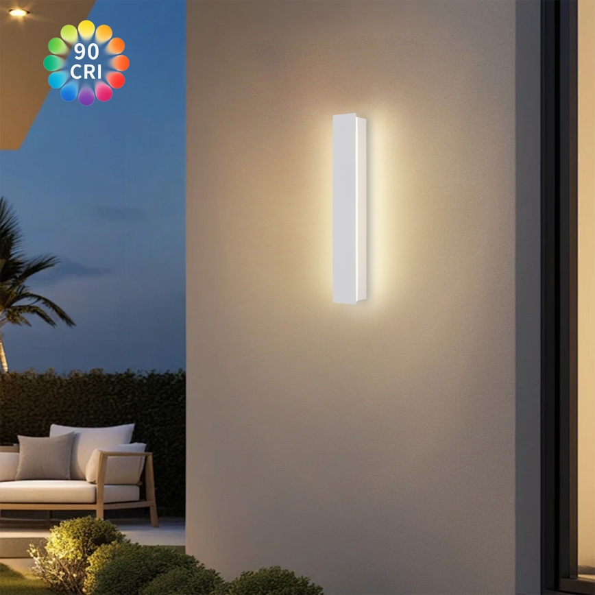 Brilagi - LED Venkovní nástěnné svítidlo LINEAR LED/8W/230V 3000K IP65 30 cm bílá CRI 90