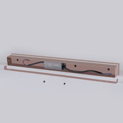 Brilagi - LED Venkovní nástěnné svítidlo LINEAR LED/8W/230V 3000K IP65 30 cm hnědá CRI 90