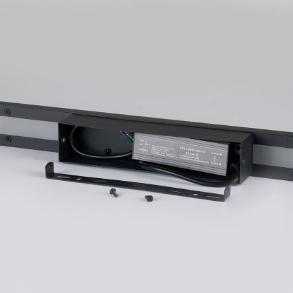 Brilagi - LED Venkovní nástěnné svítidlo LUNA LED/30W/230V 4000K IP65 150 cm černá CRI 90