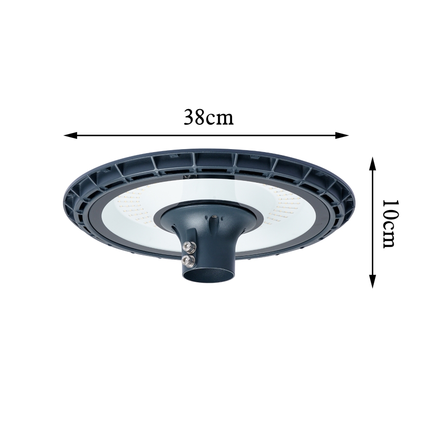 Brilagi - LED Venkovní pouliční lampa se sloupem 4 m URBANSPARK LED/120W/230V antracit IP65