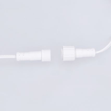 Brilagi - LED Venkovní dekorační řetěz GIRLANDA 10xE12/0,6W/230V 8m bílá IP44 teplá bílá
