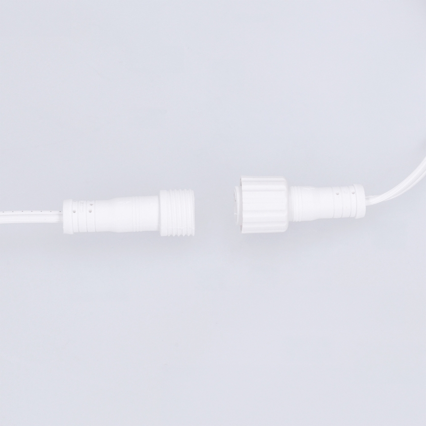 Brilagi - LED Venkovní dekorační řetěz GIRLANDA 25xE12/0,8W/230V 20m bílá IP44 teplá bílá