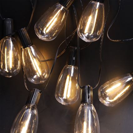 Brilagi - LED Venkovní  girlanda 10xLED/3xAA 3,2m IP44 teplá bílá