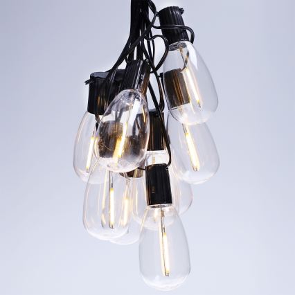 Brilagi - LED Venkovní  girlanda 10xLED/3xAA 3,2m IP44 teplá bílá