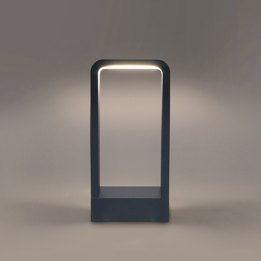 Brilagi - LED Venkovní lampa BARI LED/7W/230V 3000/4000/6000K antracit IP54 30 cm