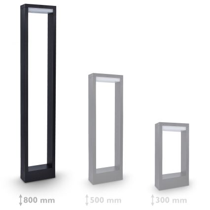Brilagi - LED Venkovní lampa BARI LED/7W/230V 3000/4000/6000K antracit IP54 80 cm