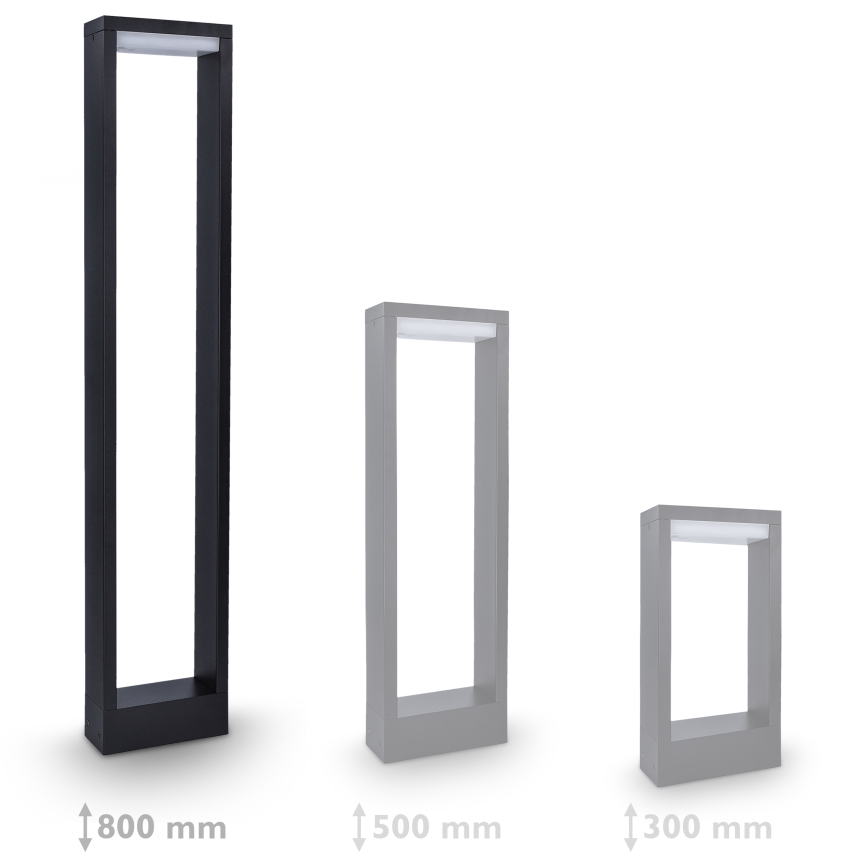 Brilagi - LED Venkovní lampa BARI LED/7W/230V 3000/4000/6000K antracit IP54 80 cm