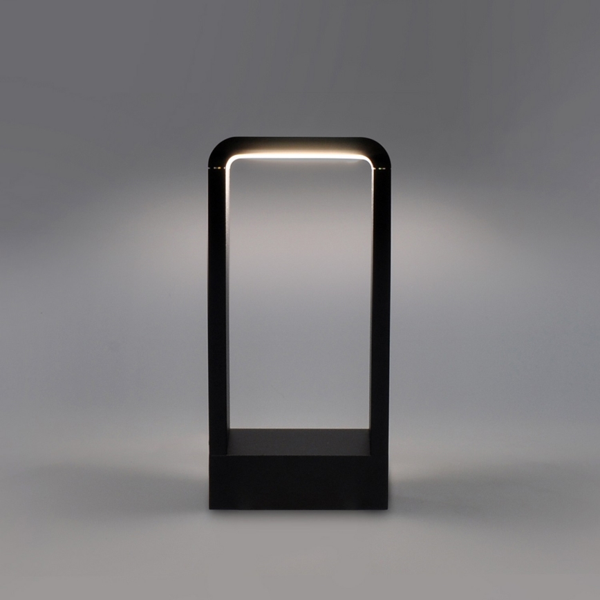 Brilagi - LED Venkovní lampa BARI LED/7W/230V 3000/4000/6000K černá IP54 30 cm
