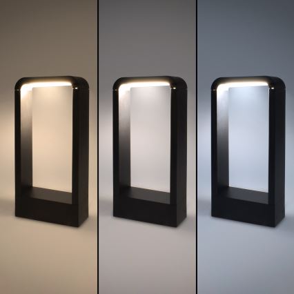 Brilagi - LED Venkovní lampa BARI LED/7W/230V 3000/4000/6000K černá IP54 30 cm