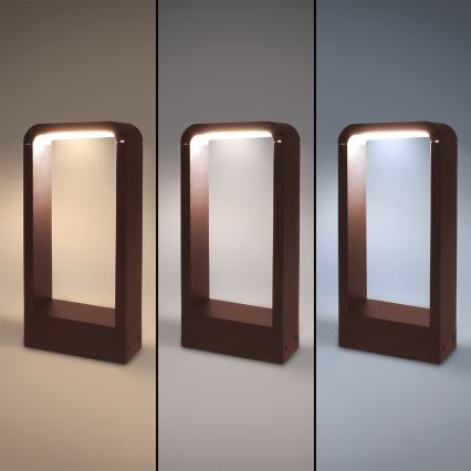 Brilagi - LED Venkovní lampa BARI LED/7W/230V 3000/4000/6000K hnědá IP54 30 cm