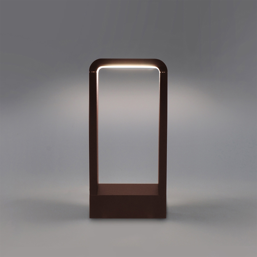 Brilagi - LED Venkovní lampa BARI LED/7W/230V 3000/4000/6000K hnědá IP54 30 cm