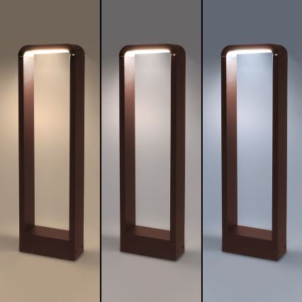 Brilagi - LED Venkovní lampa BARI LED/7W/230V 3000/4000/6000K hnědá IP54 50 cm