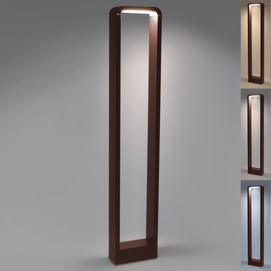 Brilagi - LED Venkovní lampa BARI LED/7W/230V 3000/4000/6000K hnědá IP54 80 cm