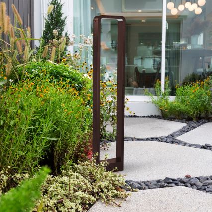 Brilagi - LED Venkovní lampa BARI LED/7W/230V 3000/4000/6000K hnědá IP54 80 cm