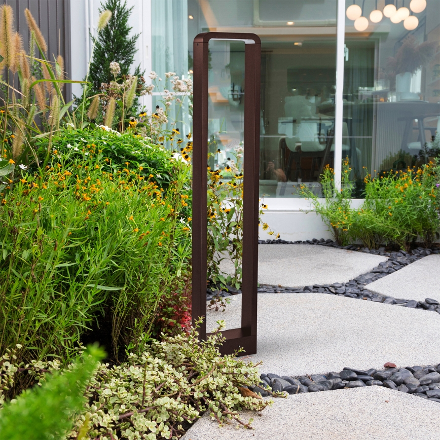 Brilagi - LED Venkovní lampa BARI LED/7W/230V 3000/4000/6000K hnědá IP54 80 cm