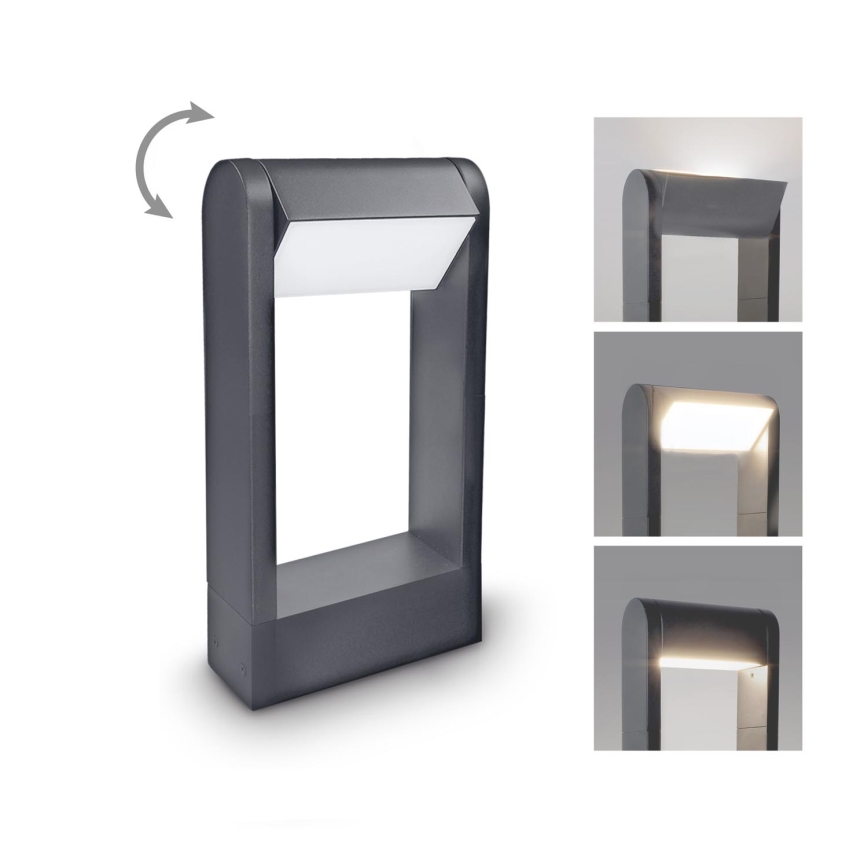 Brilagi - LED Venkovní lampa CROTONE LED/7W/230V antracit IP54 30 cm