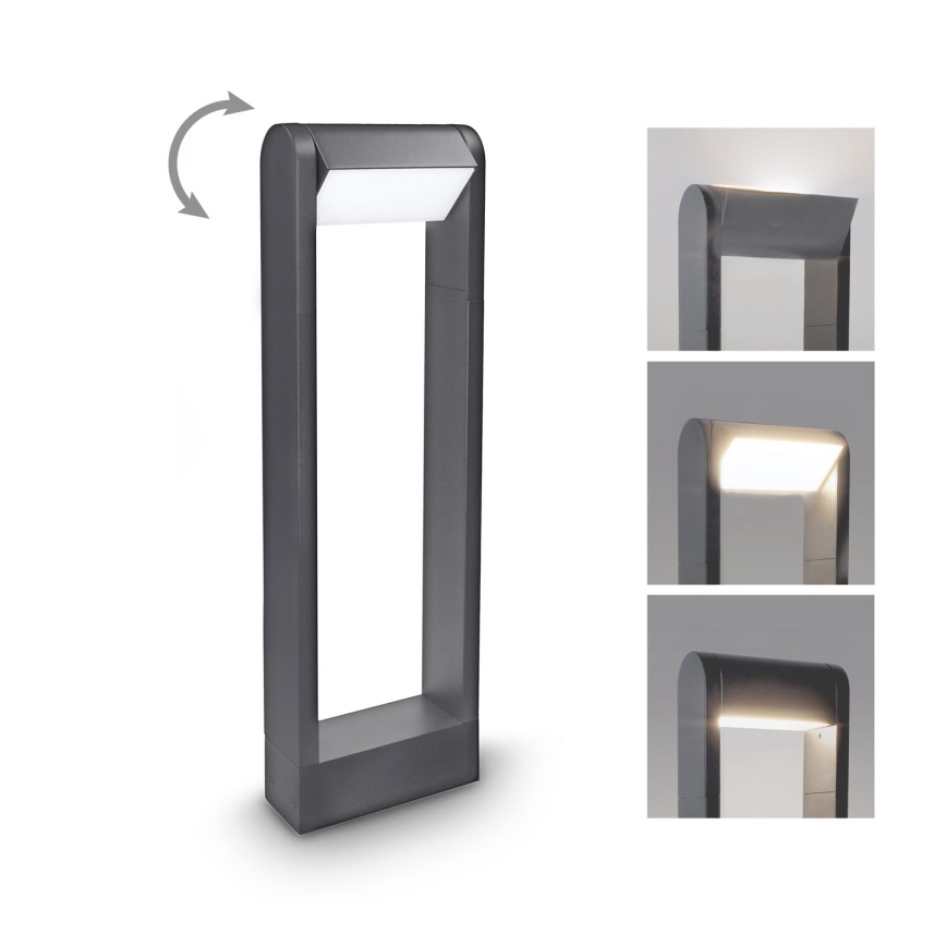 Brilagi - LED Venkovní lampa CROTONE LED/7W/230V antracit IP54 50 cm