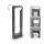 Brilagi - LED Venkovní lampa CROTONE LED/7W/230V antracit IP54 50 cm
