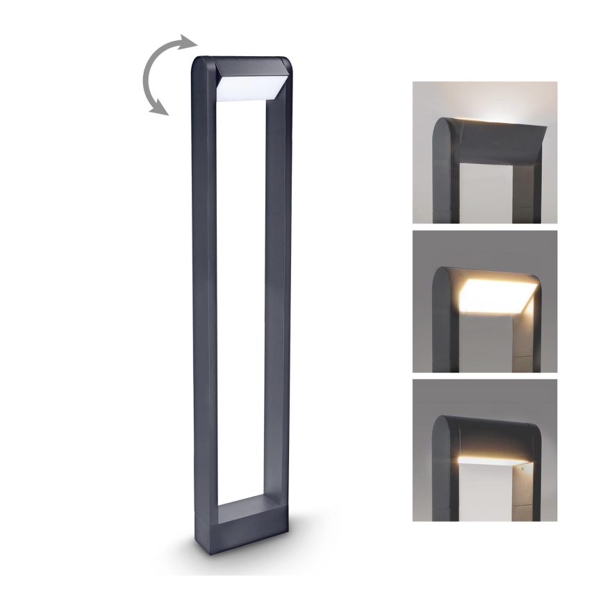 Brilagi - LED Venkovní lampa CROTONE LED/7W/230V antracit IP54 80 cm
