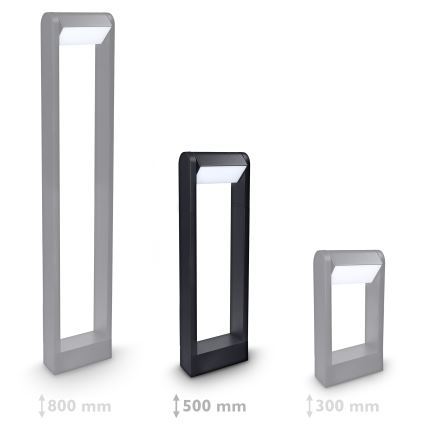Brilagi - LED Venkovní lampa CROTONE LED/7W/230V černá IP54 50 cm