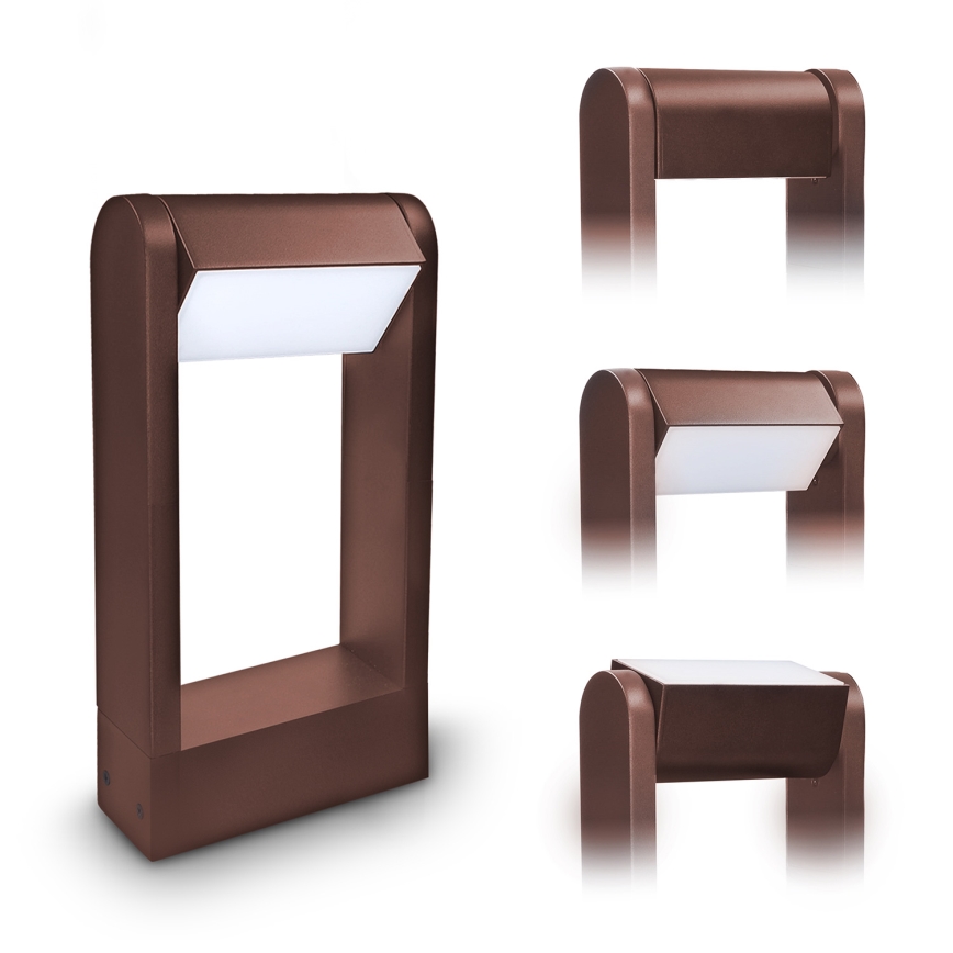 Brilagi - LED Venkovní lampa CROTONE LED/7W/230V hnědá IP54 30 cm