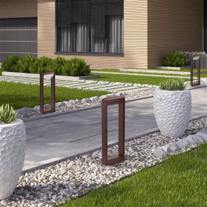 Brilagi - LED Venkovní lampa CROTONE LED/7W/230V hnědá IP54 50 cm