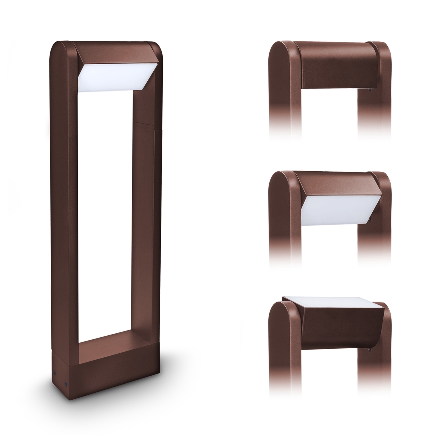 Brilagi - LED Venkovní lampa CROTONE LED/7W/230V hnědá IP54 50 cm