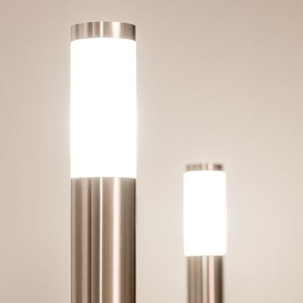BRILAGI - LED Venkovní lampa ELIA 1xE27/7W/230V 4000K IP44 50 cm matný chrom