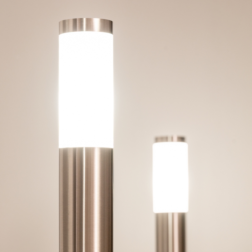 BRILAGI - LED Venkovní lampa ELIA 1xE27/7W/230V 4000K IP44 50 cm matný chrom