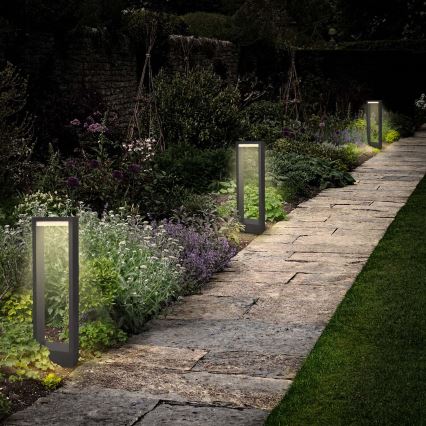 Brilagi - LED Venkovní lampa RAGUSA LED/7W/230V 3000/4000/6000K antracit IP54 50 cm