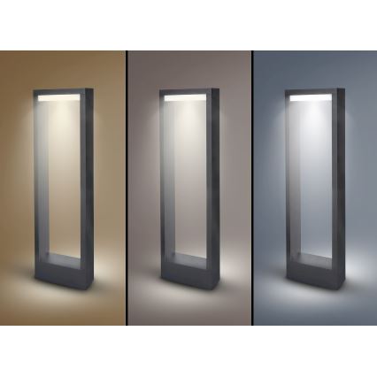 Brilagi - LED Venkovní lampa RAGUSA LED/7W/230V 3000/4000/6000K antracit IP54 50 cm