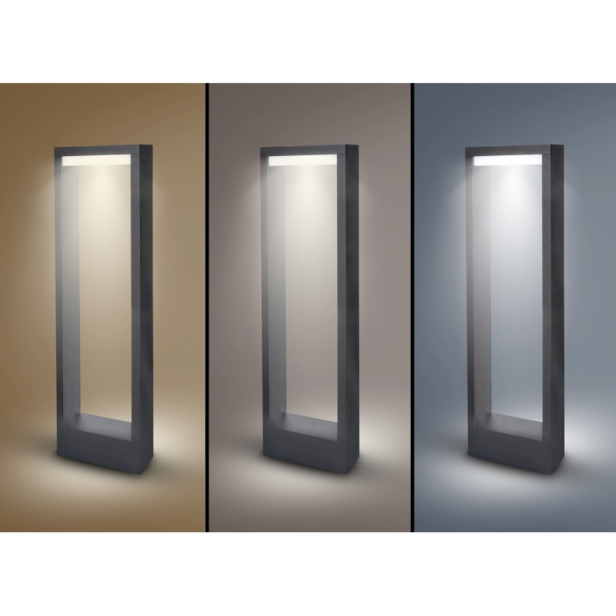Brilagi - LED Venkovní lampa RAGUSA LED/7W/230V 3000/4000/6000K antracit IP54 50 cm