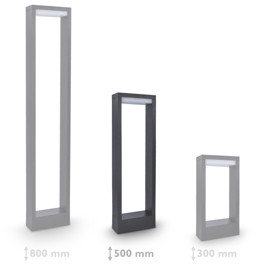 Brilagi - LED Venkovní lampa RAGUSA LED/7W/230V 3000/4000/6000K antracit IP54 50 cm