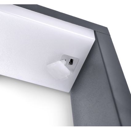 Brilagi - LED Venkovní lampa RAGUSA LED/7W/230V 3000/4000/6000K antracit IP54 80 cm