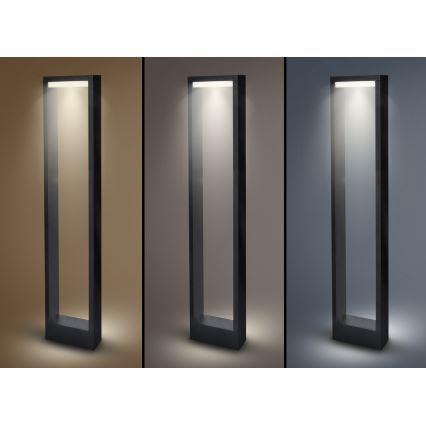 Brilagi - LED Venkovní lampa RAGUSA LED/7W/230V 3000/4000/6000K černá IP54 80 cm