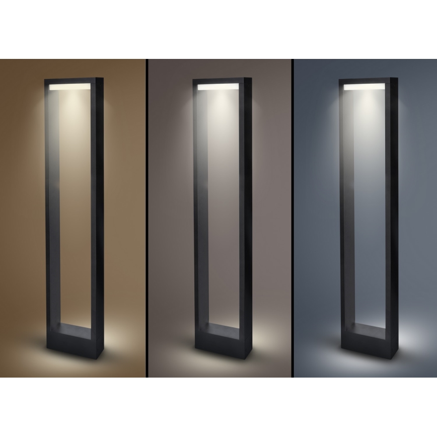 Brilagi - LED Venkovní lampa RAGUSA LED/7W/230V 3000/4000/6000K černá IP54 80 cm